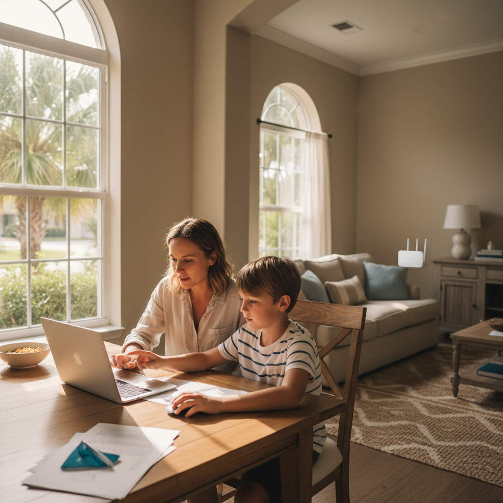 ParentHelpingChildinFlorida