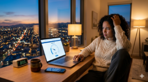 LA speed test evening Spectrum slowdown